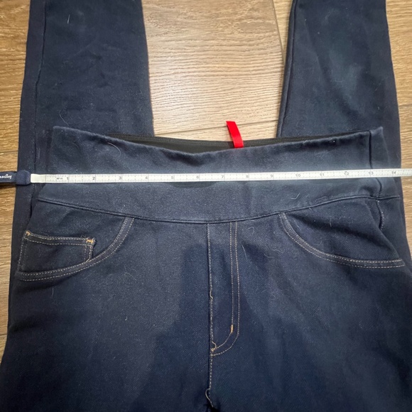 Spanx Jean-is Leggings, Size Medium, Dark Indigo - Picture 11 of 11